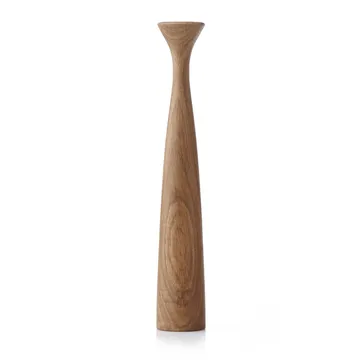 Blossom Rose candle holder 29 cm - Oiled oak - Applicata