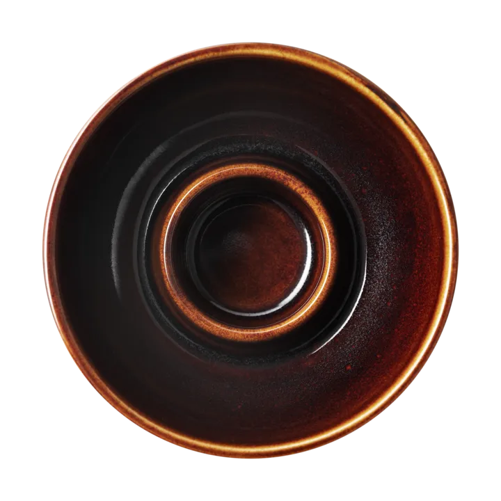 Kirnu candle holder Ø11x5 cm - Brown - Arabia
