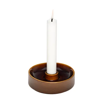 Kirnu candlestick Ø11x3.5 cm - Brown - Arabia