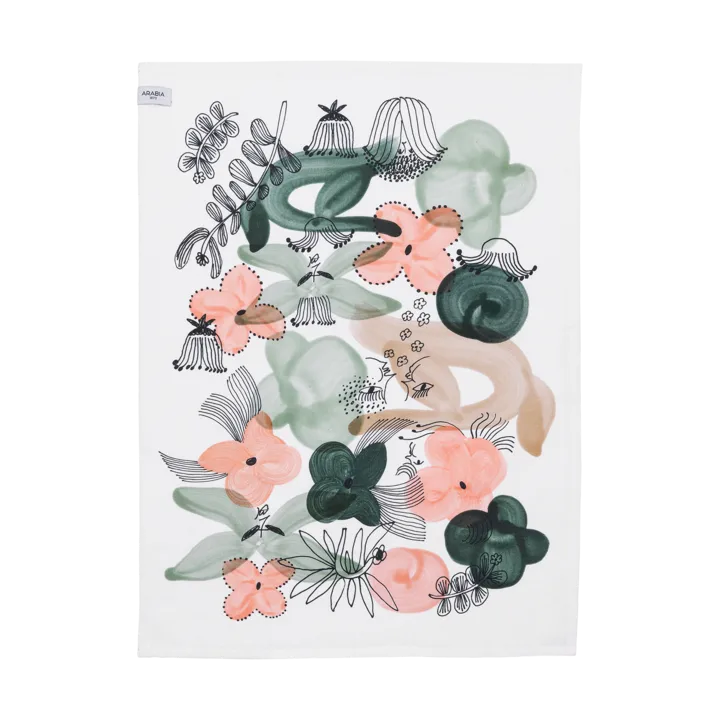 Kukkamaa kitchen towel 50x70 cm - Green - Arabia