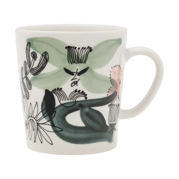 Kukkamaa mug 30 cl - Green - Arabia