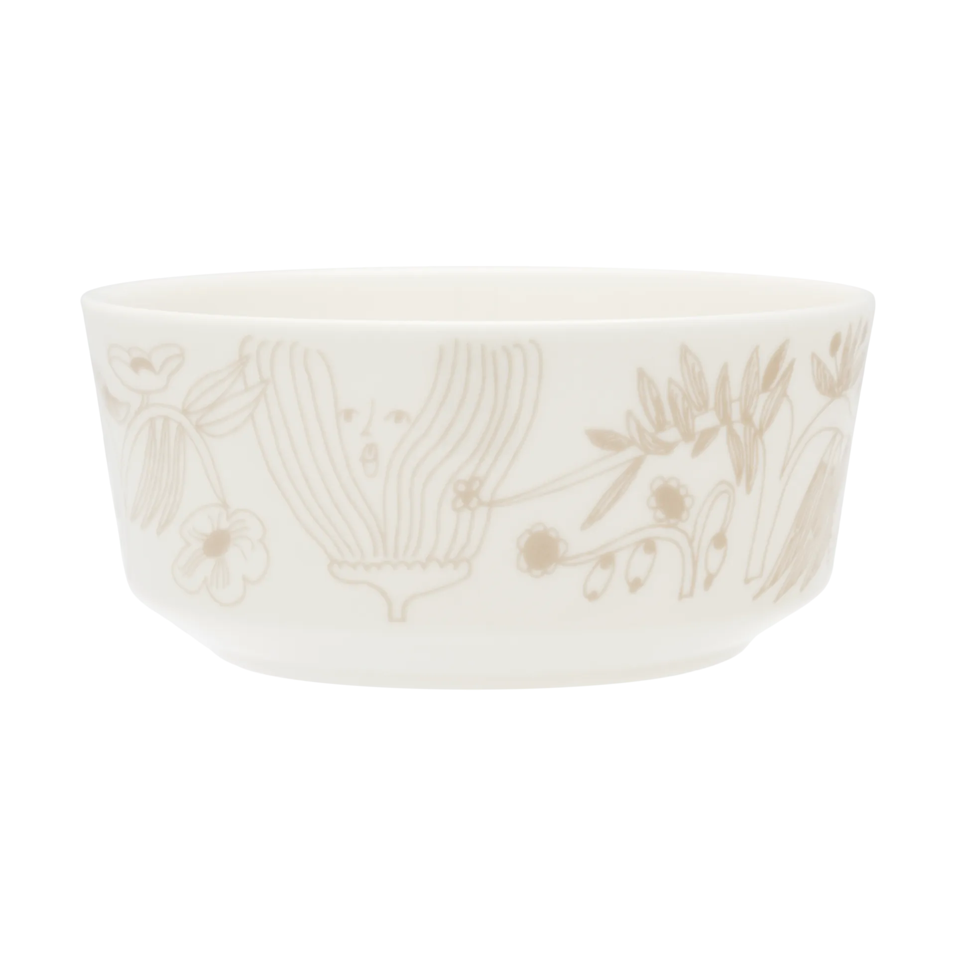 Puutarhurit bowl Ø13 cm, Beige Arabia