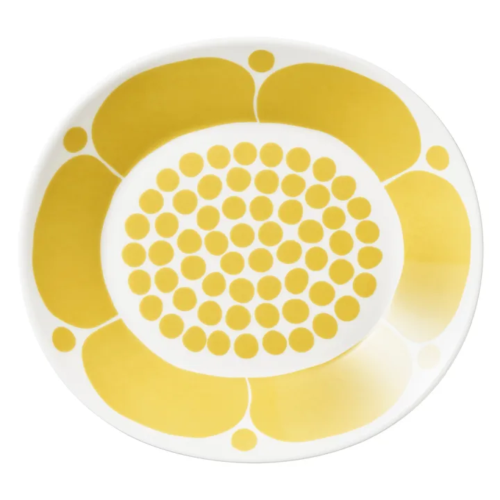 Sunnuntai plate oval 25 cm - Yellow - Arabia