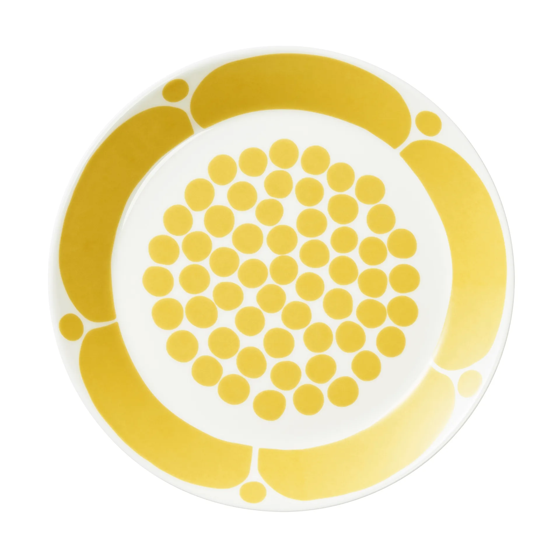 Sunnuntai plate, Yellow, Ø21 cm Arabia