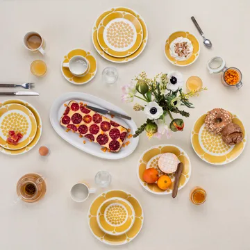 Sunnuntai plate - Yellow, Ø26 cm - Arabia