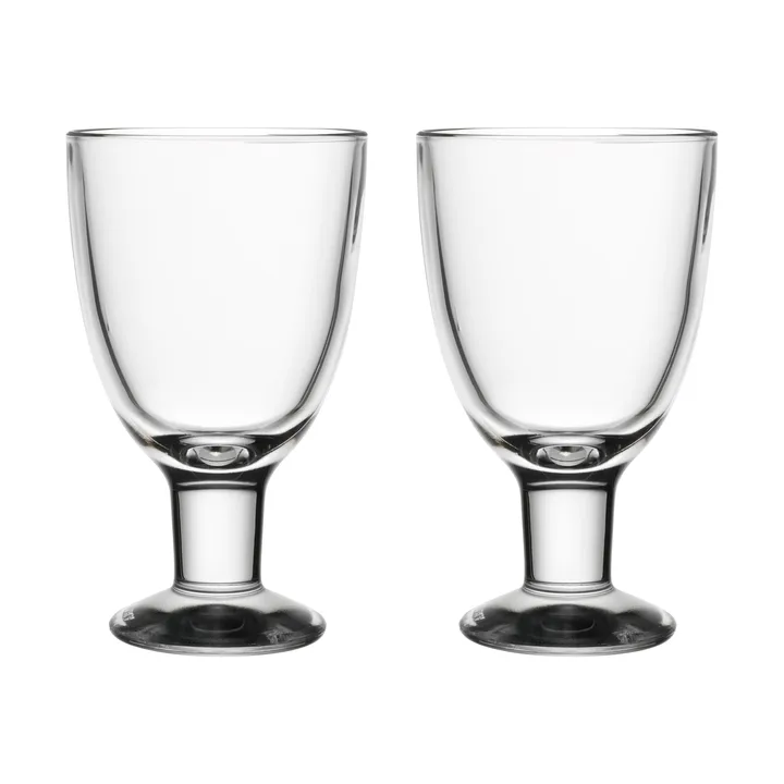 Verna glass 22 cl 2-pack - Clear - Arabia