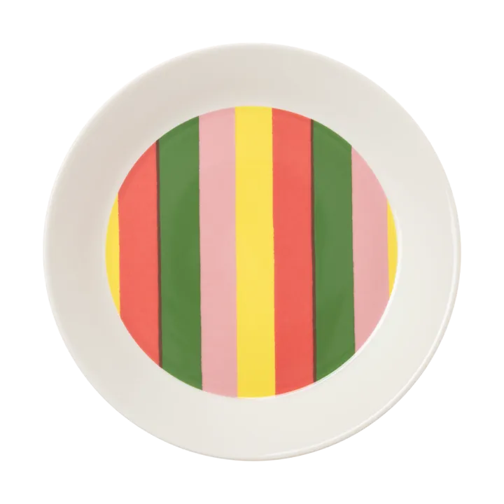 Vuokko plate Ø22 cm - Small 4-strip - Arabia