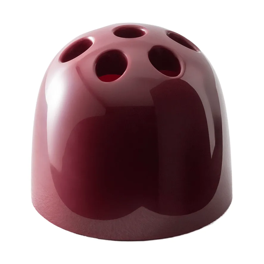 Dedalino pen holder, Ruby red Artemide