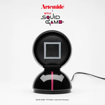 Eclisse x Squid Game table lamp Special Edition - Guard black - Artemide