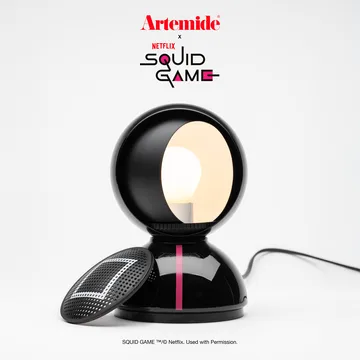 Eclisse x Squid Game table lamp Special Edition - Guard black - Artemide