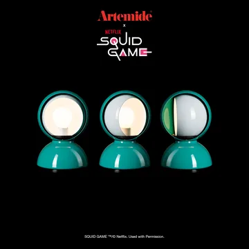 Eclisse x Squid Game table lamp Special Edition - Player - Artemide