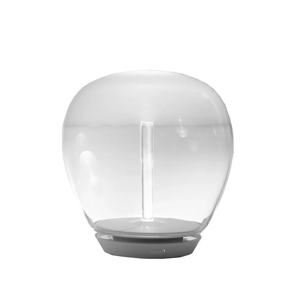 Empatia table lamp, Transparent smoky, large Artemide
