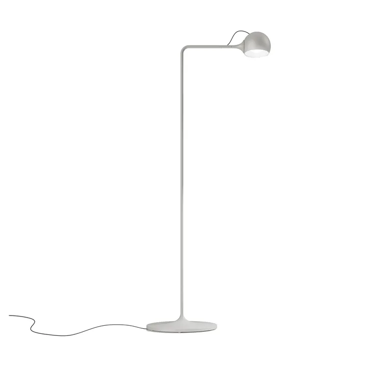 Ixa Reading Floor Lamp - White-grey - Artemide