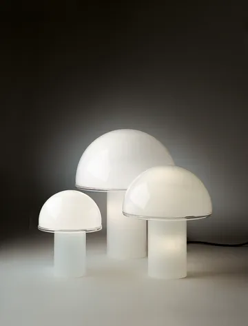 Onfale Grande table lamp Ø36 cm - Opal white - Artemide