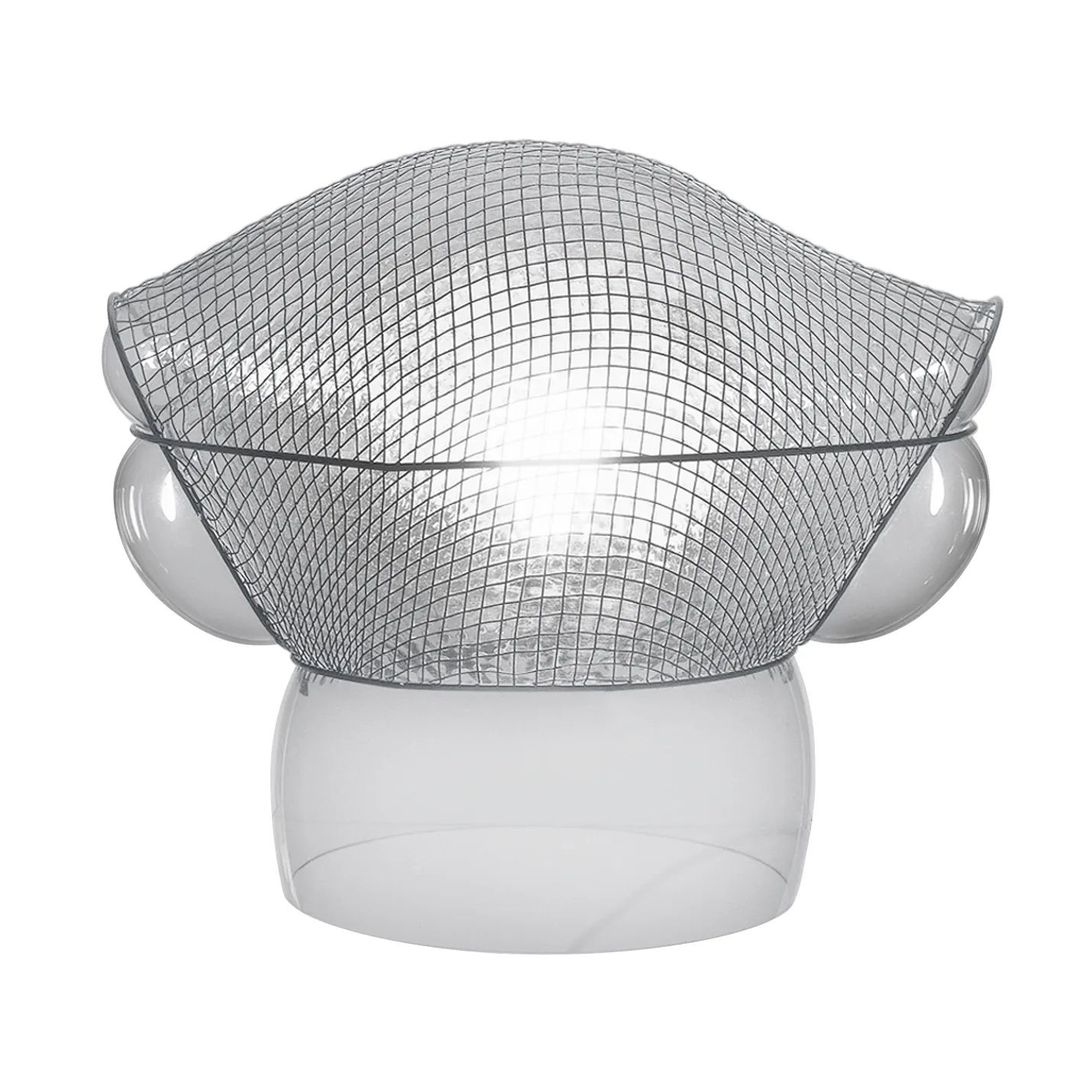 Patroclo table lamp Ø50 cm, Smoked glass Artemide
