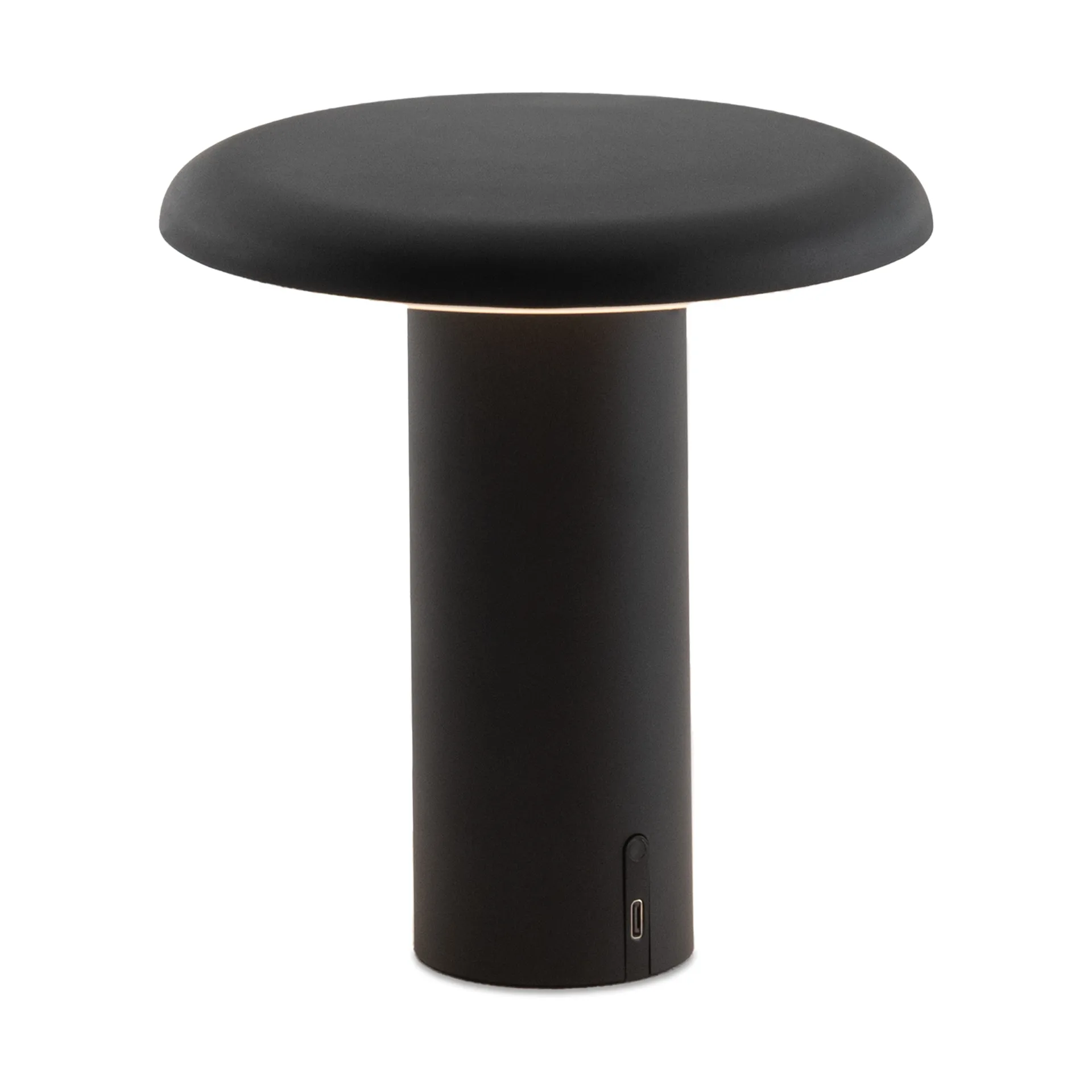 Takku portable table lamp 19 cm, Varnished black Artemide