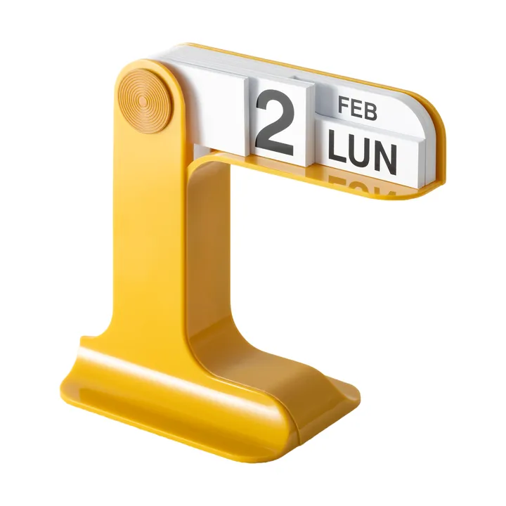 Timor perpetual calendar - Yellow - Artemide