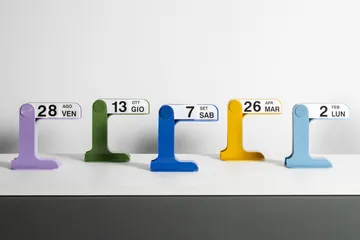 Timor perpetual calendar - Yellow - Artemide