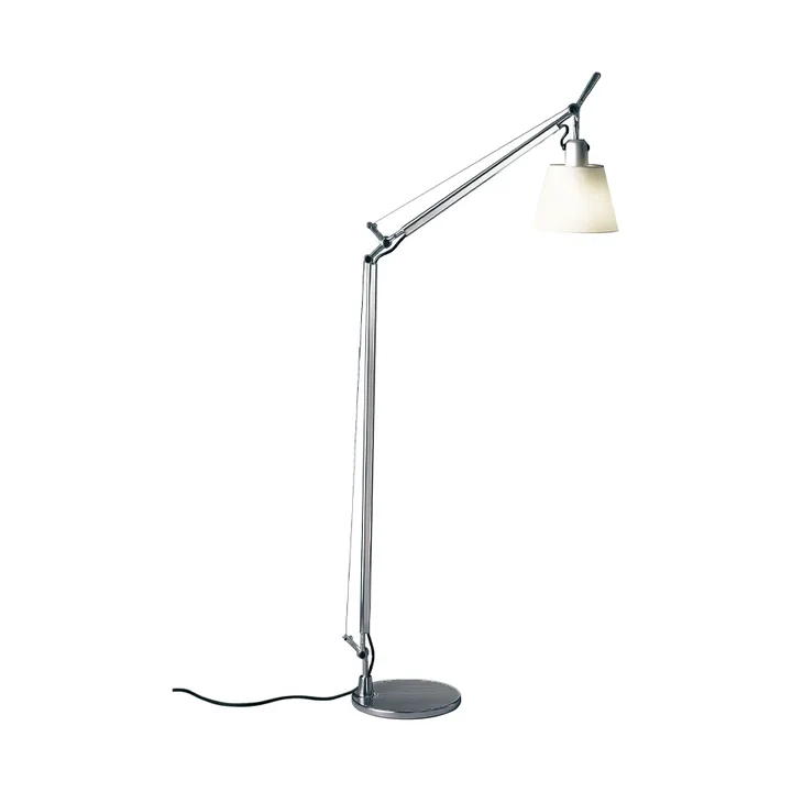 Tolomeo Basculante Reading floor lamp - Parchment - Artemide