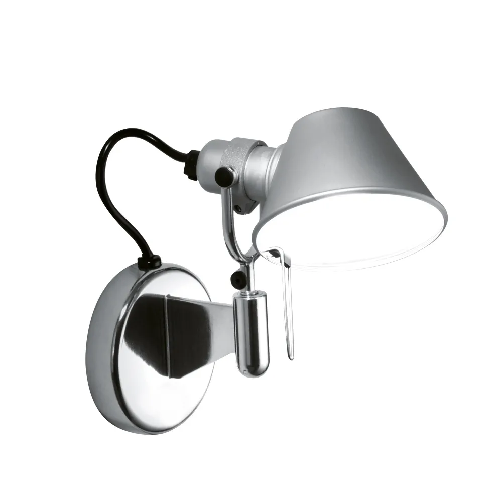 Tolomeo Micro Faretto wall lamp, Aluminum, without on-off button Artemide