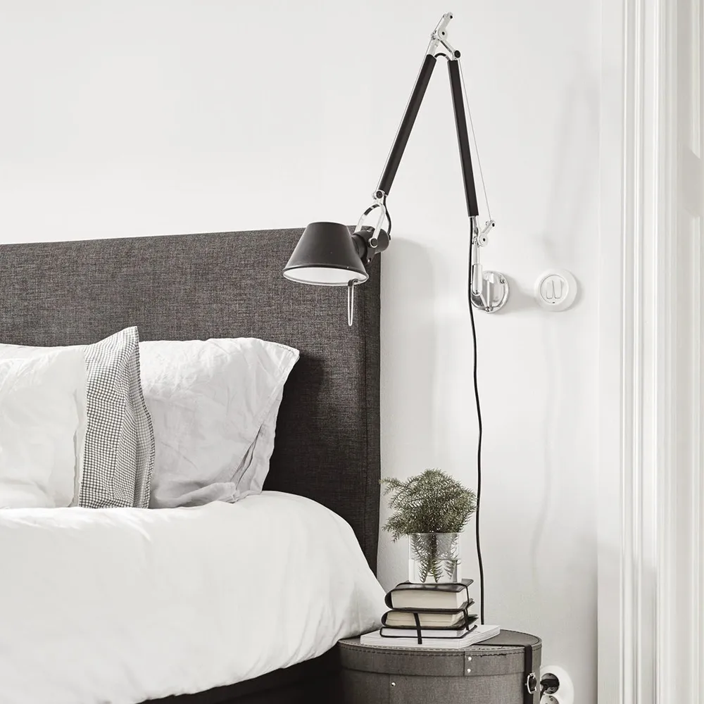 Tolomeo Micro wall lamp - Black,  Artemide