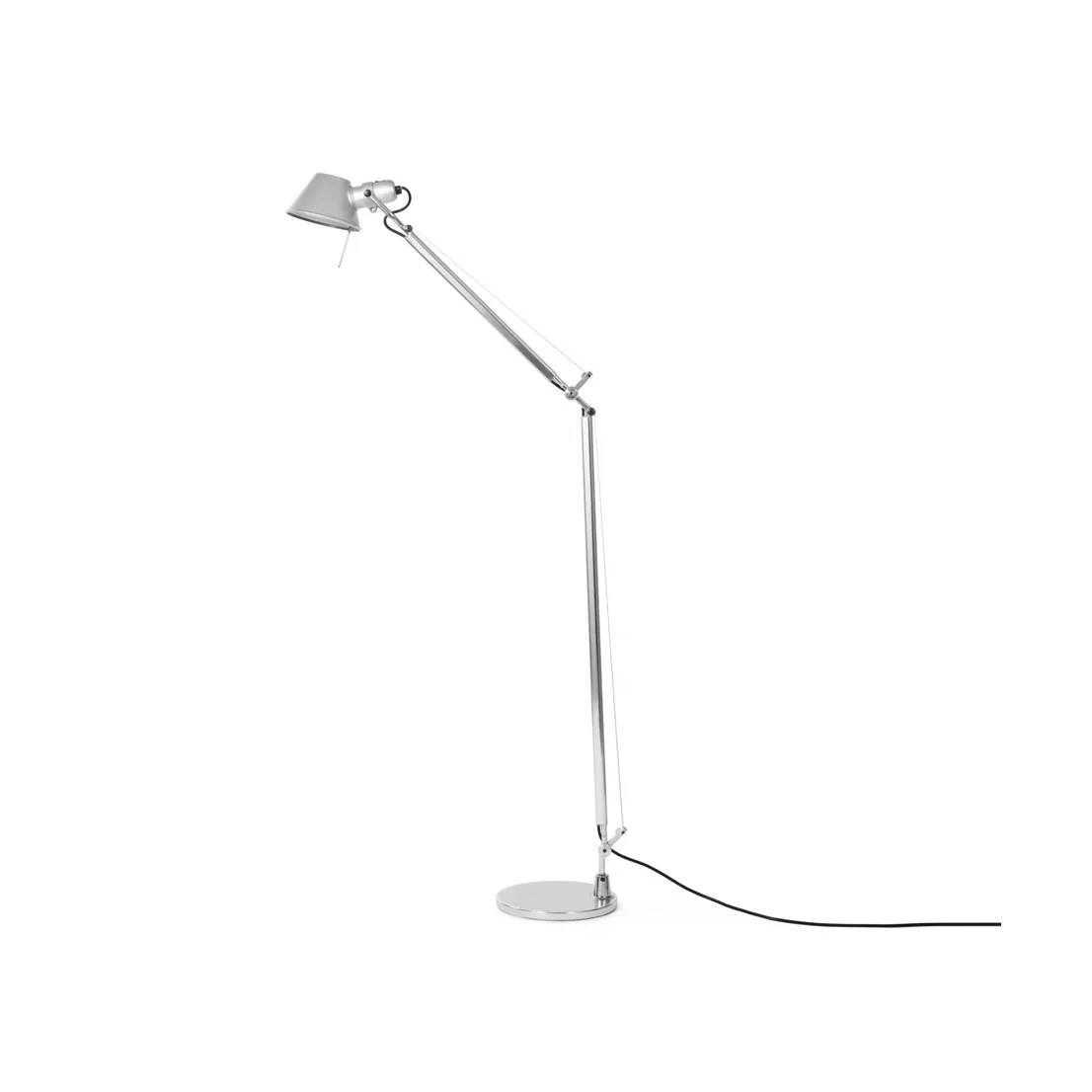 Tolomeo Reading floor lamp E27 - Aluminium,  Artemide