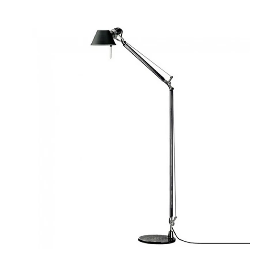 Tolomeo Reading floor lamp E27 - Black,  Artemide