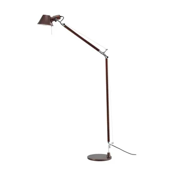 Tolomeo Reading floor lamp E27 special edition - Brown metallic - Artemide