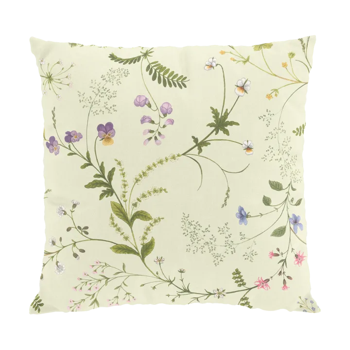Blomsteryra cushion cover 47x47 cm - Yellow - Arvidssons Textil