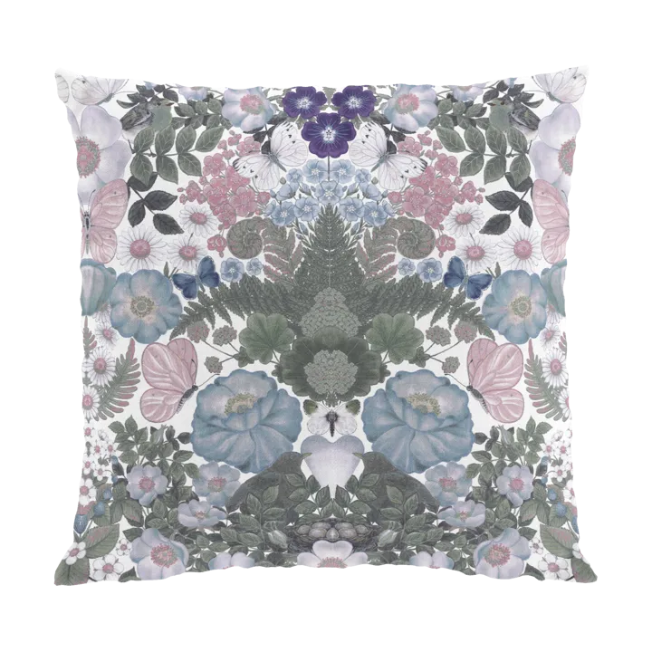 Butterfly Flower cushion cover 47x47 cm - Turquoise - Arvidssons Textil