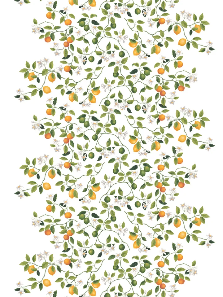 Citrusträdet oilcloth - Green-green - Arvidssons Textil