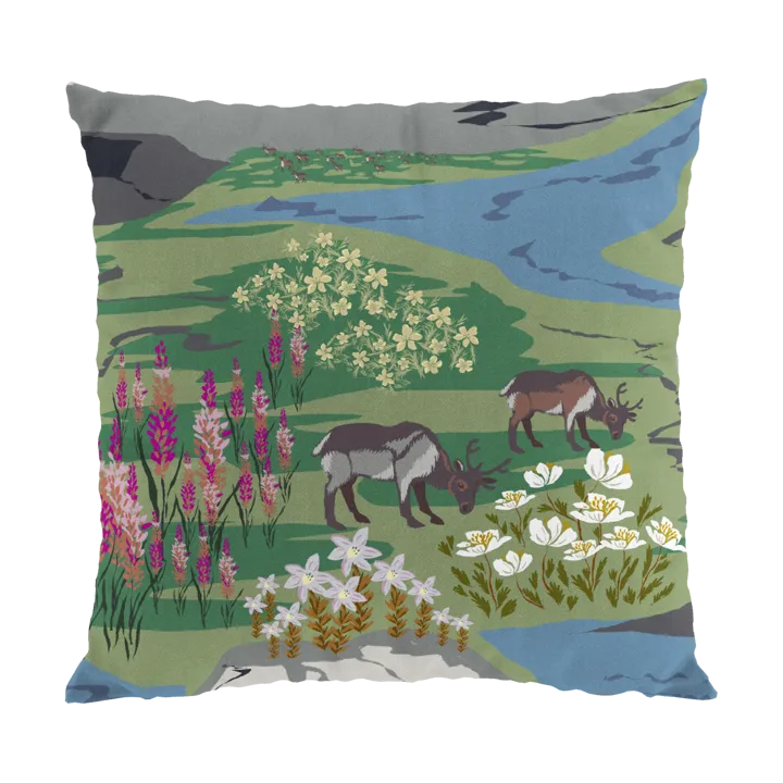 Fjällängar cushion cover 47x47 cm - Green - Arvidssons Textil