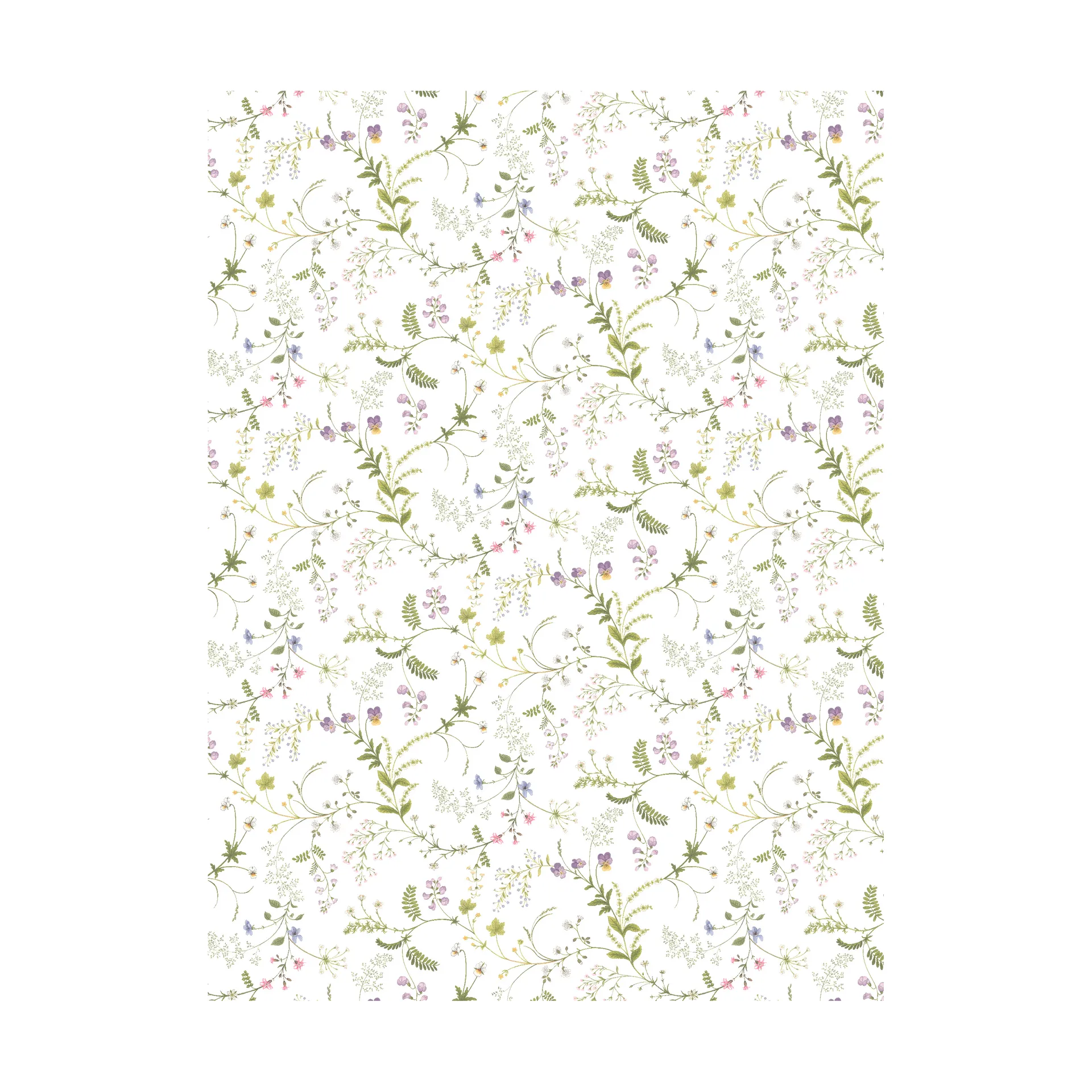 Floral Frenzy oilcloth, Green Arvidssons Textil