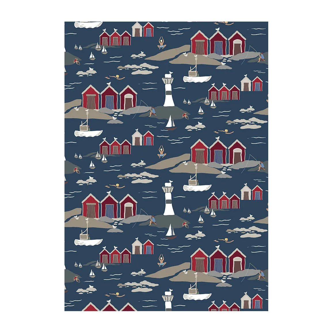 Kust fabric, Blue Arvidssons Textil