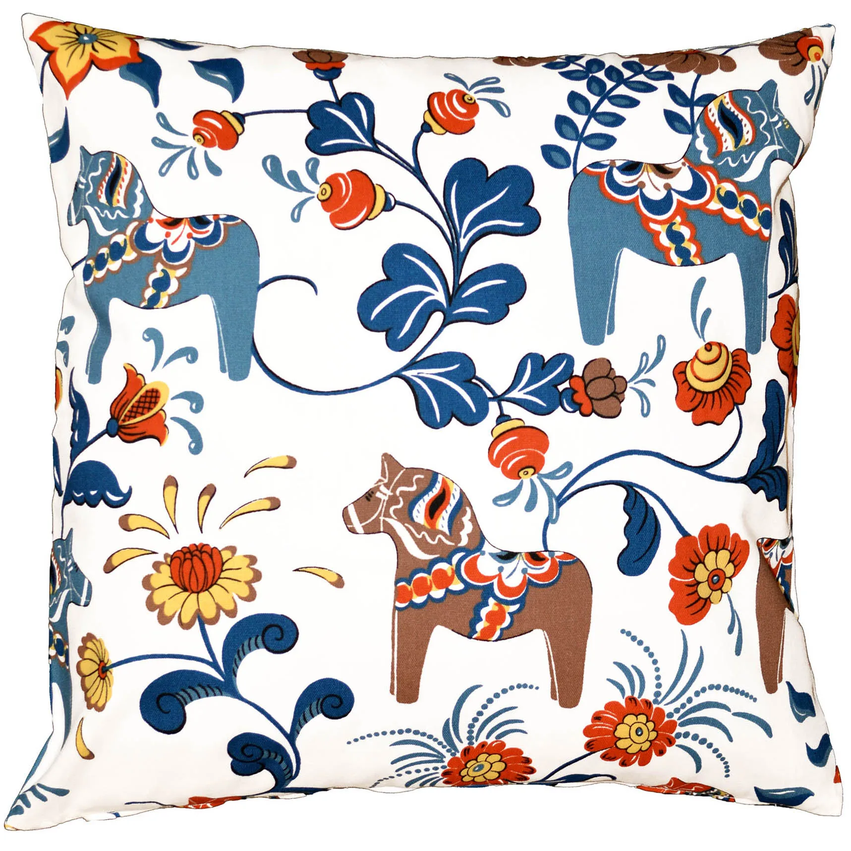 Leksand cushion cover, Yellow-orange Arvidssons Textil