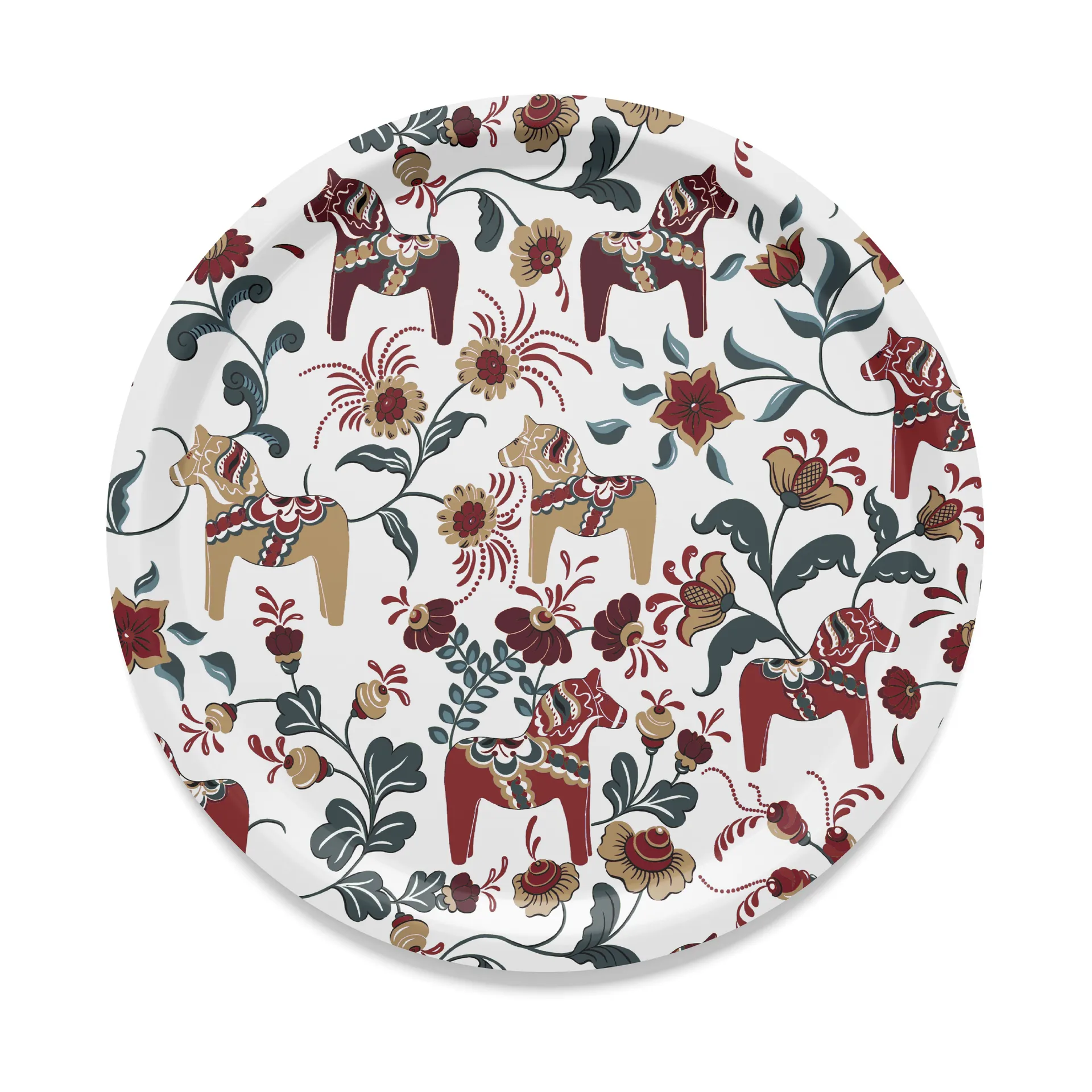 Leksand round tray Ø31 cm, Anniversary edition 30 years Arvidssons Textil