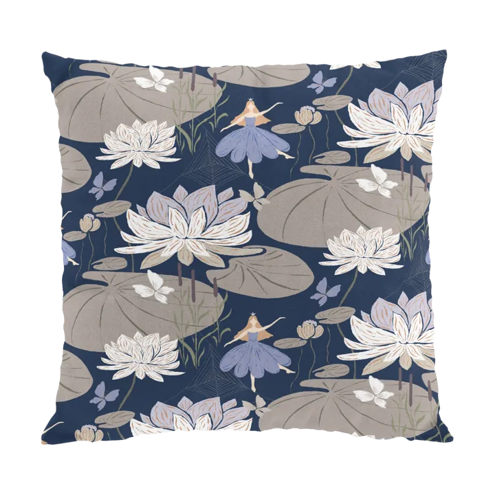 Lily cushion cover 47x47 cm - Blue - Arvidssons Textil