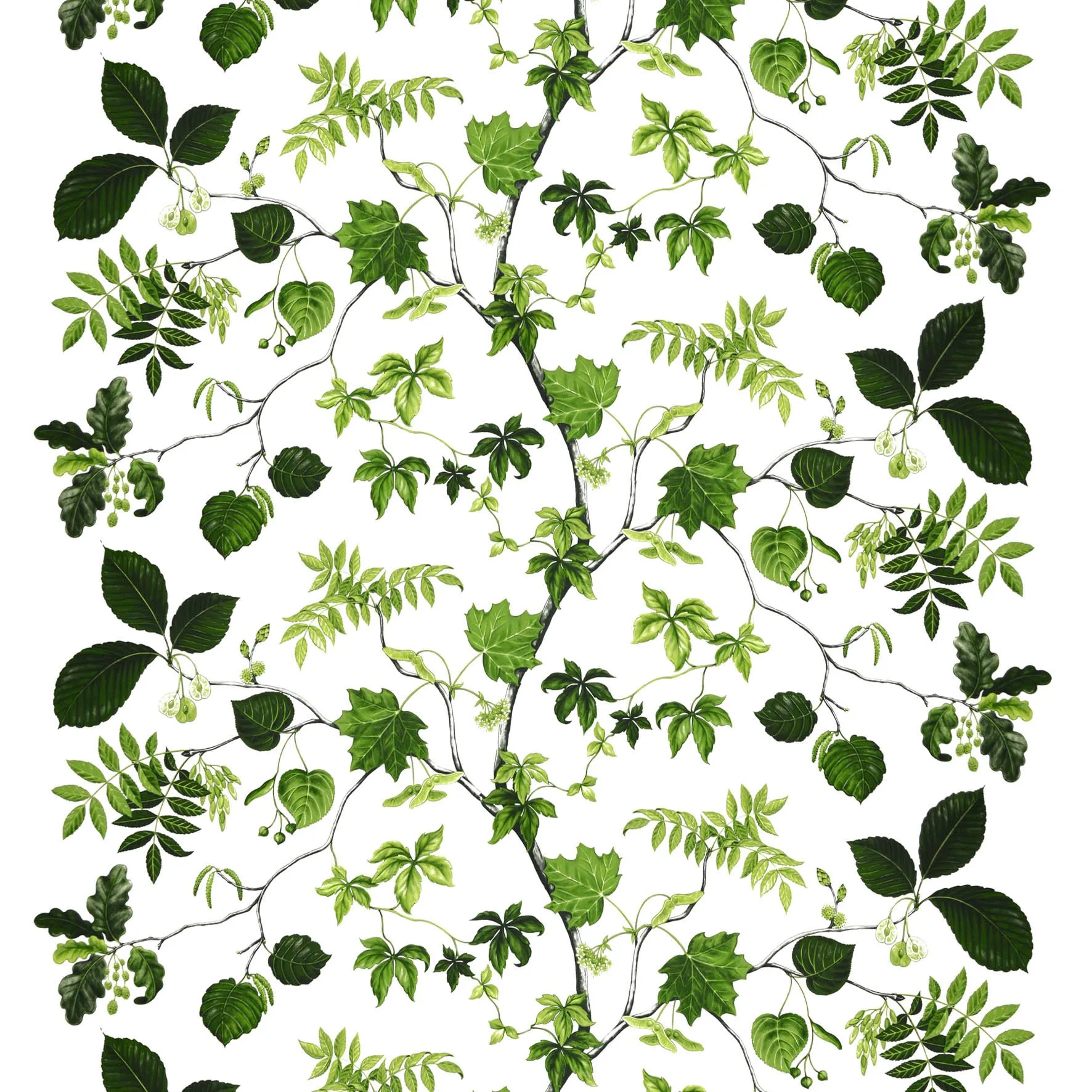 Liv fabric, green Arvidssons Textil