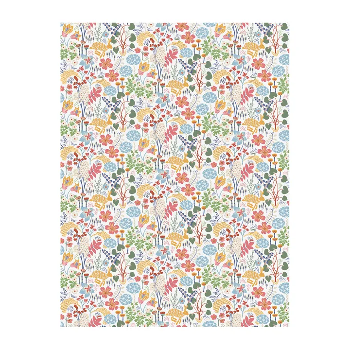 Lyckeflykt fabric - Multi - Arvidssons Textil
