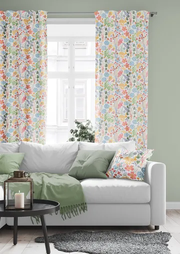Lyckeflykt fabric - Multi - Arvidssons Textil