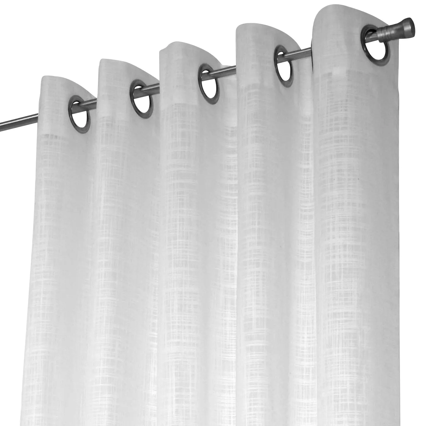 Norrsken curtain with eyelets, white Arvidssons Textil