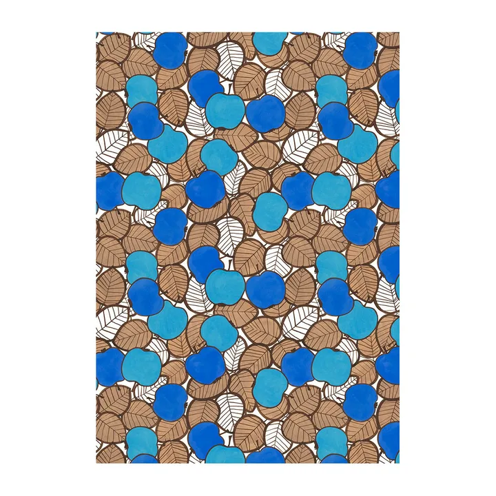 Päppel fabric - Green-blue - Arvidssons Textil