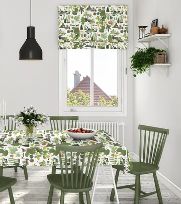 Skogsliv oilcloth - Green - Arvidssons Textil