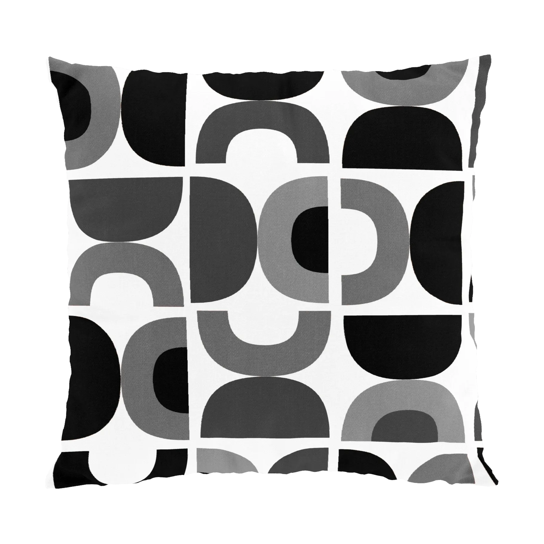 Spiraldans cushion cover 47x47 cm, Grey Arvidssons Textil