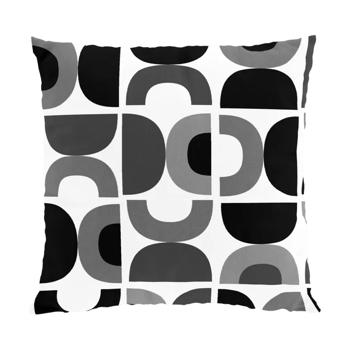 Spiraldans cushion cover 47x47 cm - Grey - Arvidssons Textil
