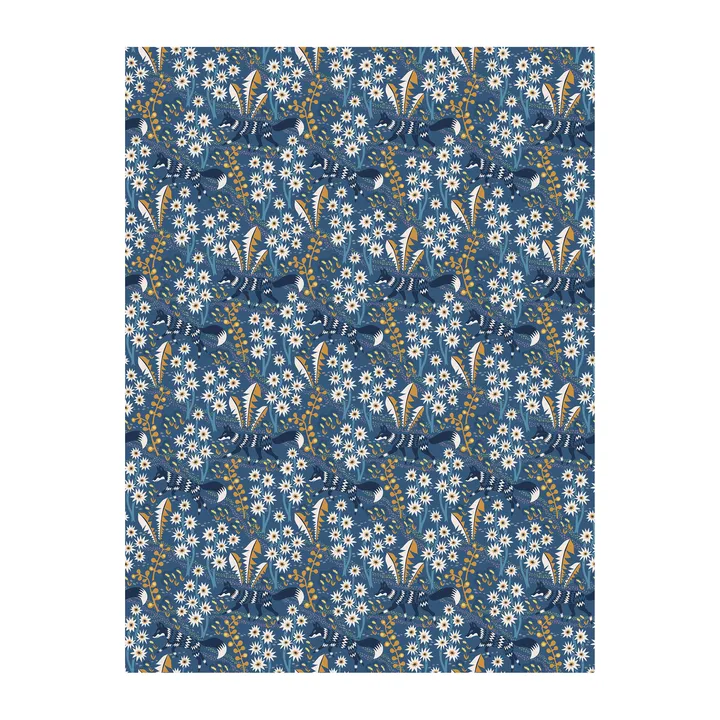 Stjärnspeja fabric - Blue - Arvidssons Textil