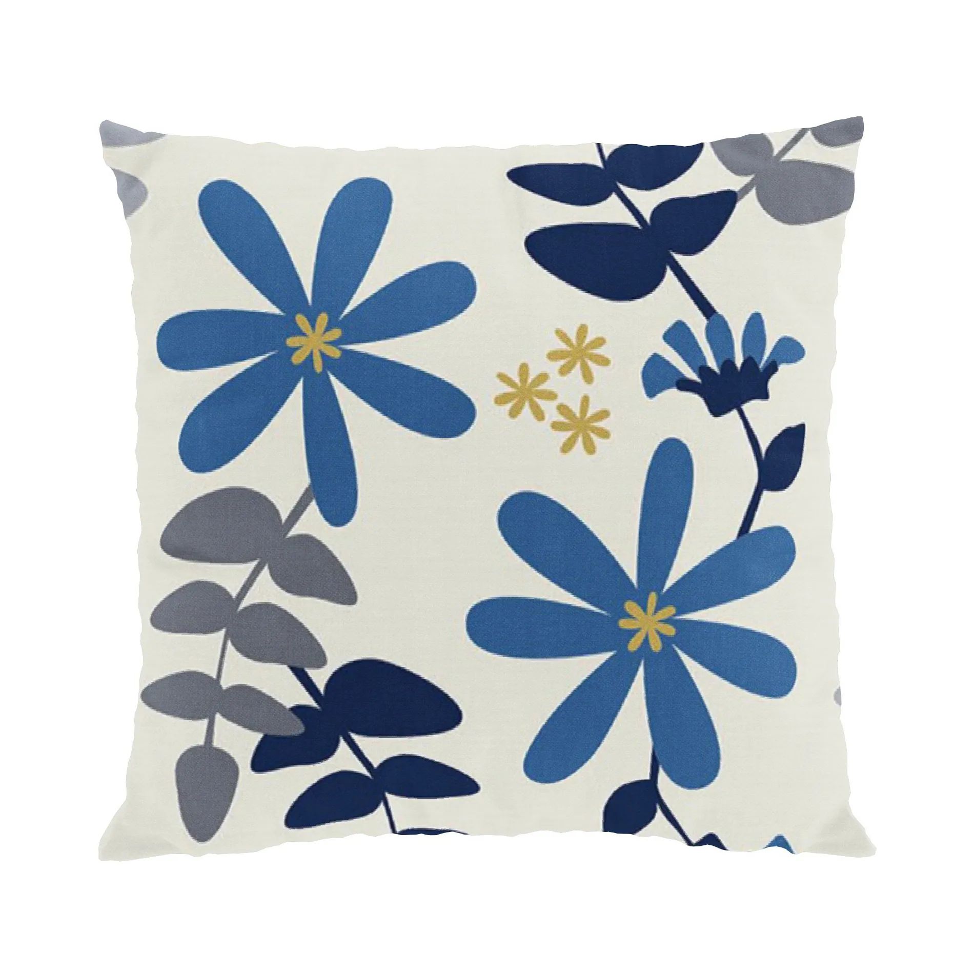 Under solen cushion cover 47x47 cm, blue Arvidssons Textil