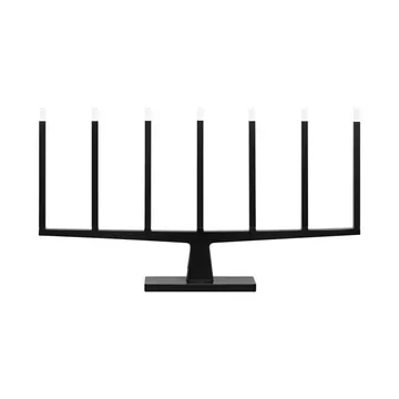 Adventure advent candle 7-arms - black - Ateljé Lyktan