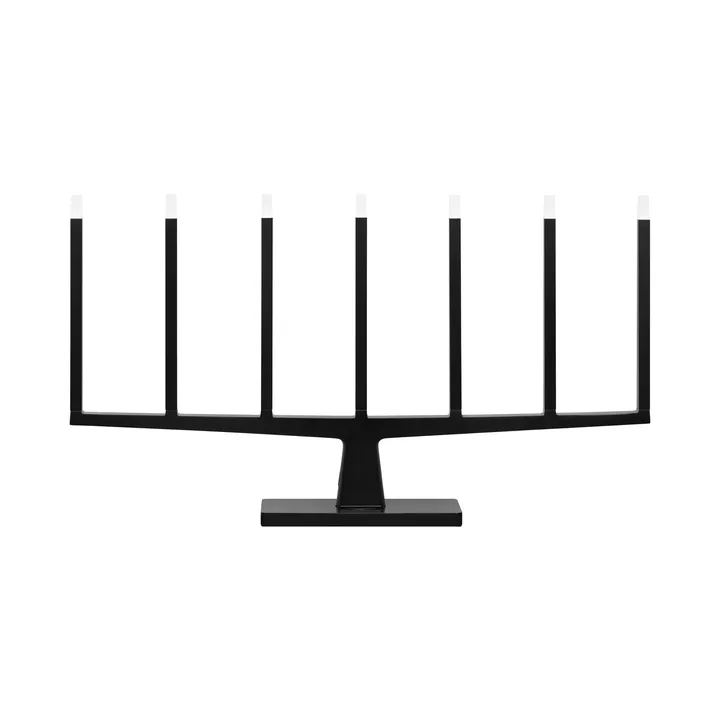 Adventure advent candle 7-arms - black - Ateljé Lyktan