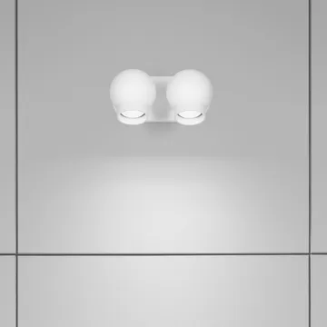 Ogle mini twin wall lamp - White - Ateljé Lyktan